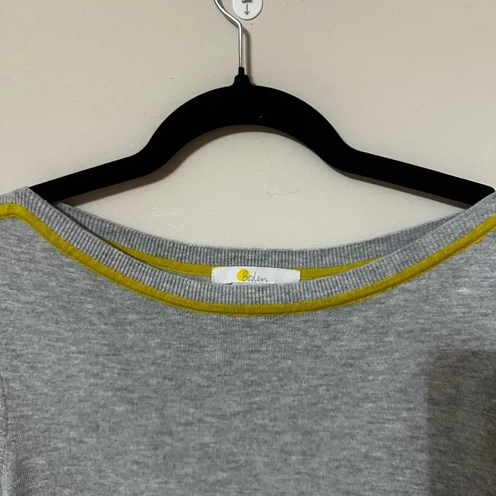 Boden Alba Dress Grey Melange - Picture 4 of 7